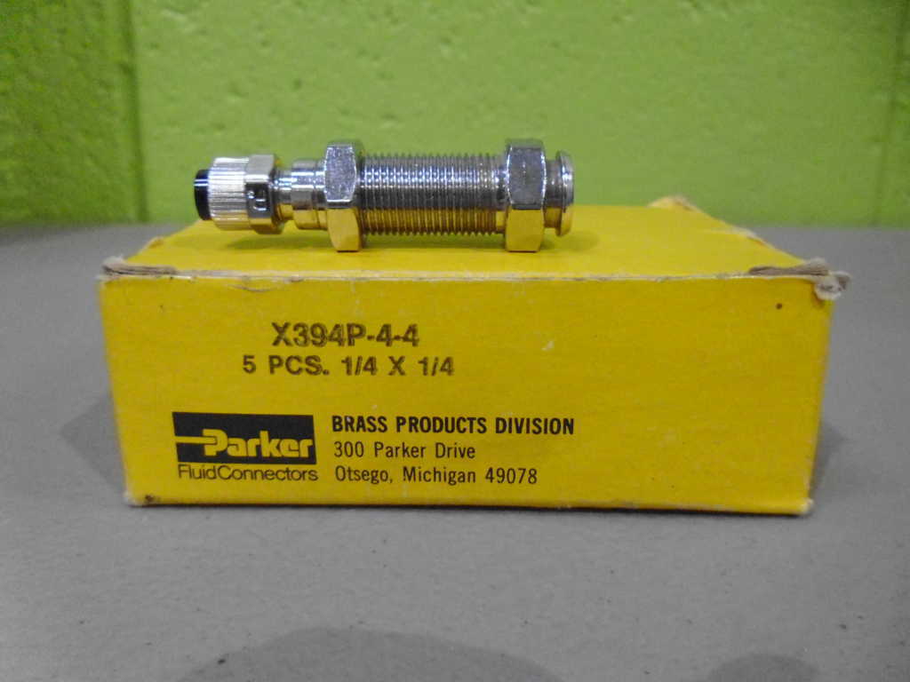 LOT OF 20 PARKER X394P-4-4 *NEW IN BOX*