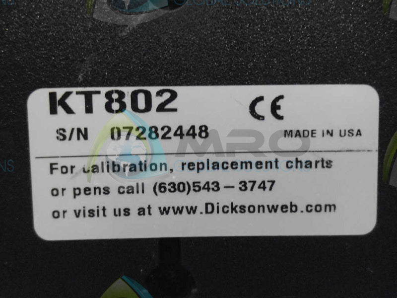 DICKSON KT802 CHART RECORDER *USED*