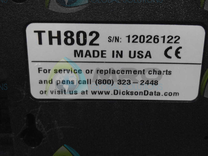 DICKSON TH802 CHART RECORDER *USED*