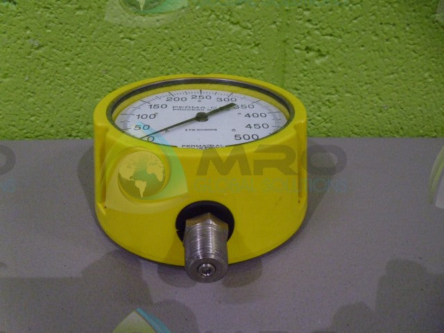 PERMACAL 121TID20Y23 PRESSURE GAUGE 0-500 PSI *NEW NO BOX*