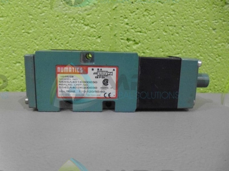 NUMATICS 554SA401K000030 VALVE *NEW NO BOX*