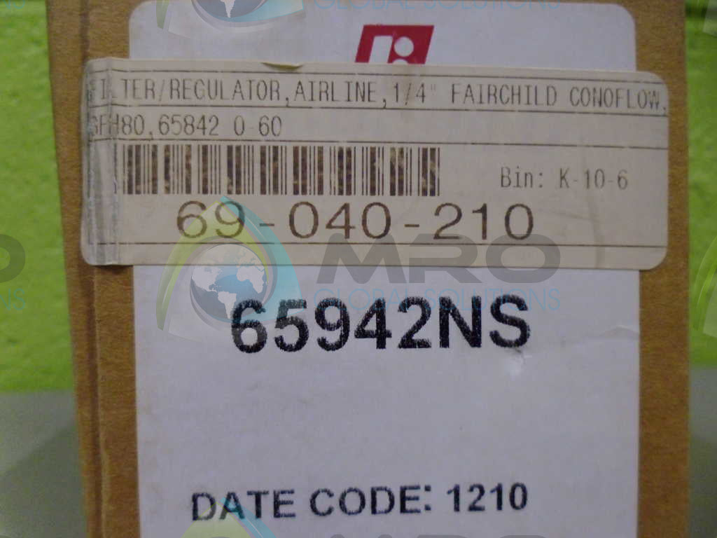 FAIRCHILD 65942NS REGULATOR *NEW IN BOX*