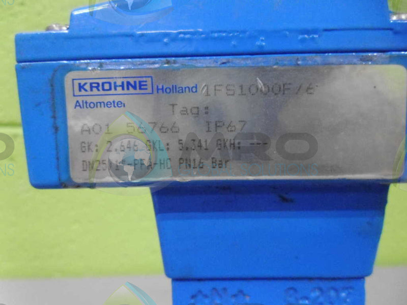 KROHNE 1FS1000F/6 TRANSMITTER *NEW NO BOX*