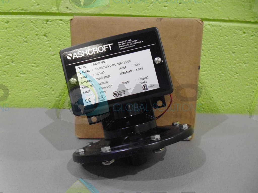 ASHCROFT B424BXFM 150" WC *NEW IN BOX*