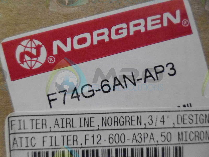 NORGREN L74G-6AN-AP3 FILTER *NEW IN BOX*