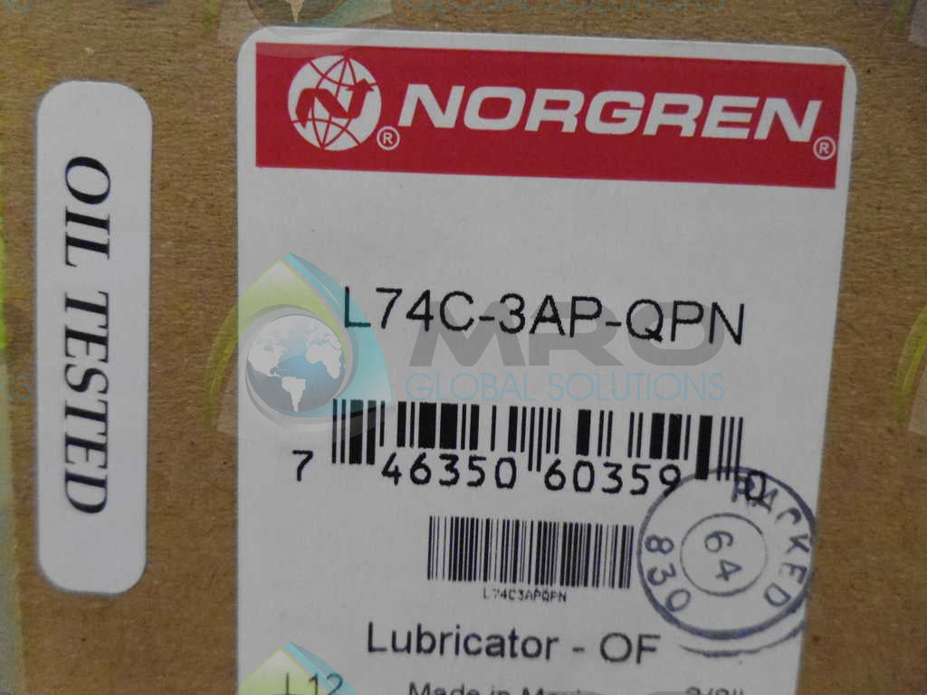 NORGREN L74C-3AP-QPN LUBRICATOR *NEW IN BOX*