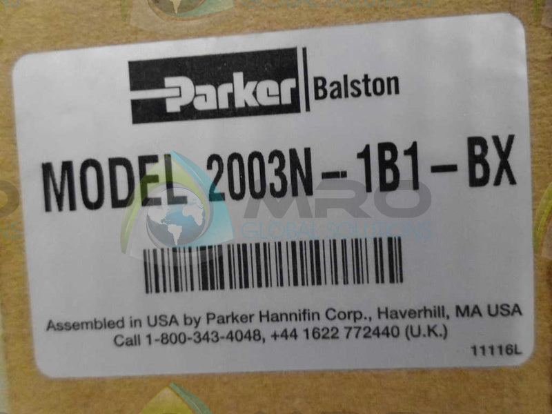 PARKER 2003N-1B1-BX BALSTON *NEW IN BOX*