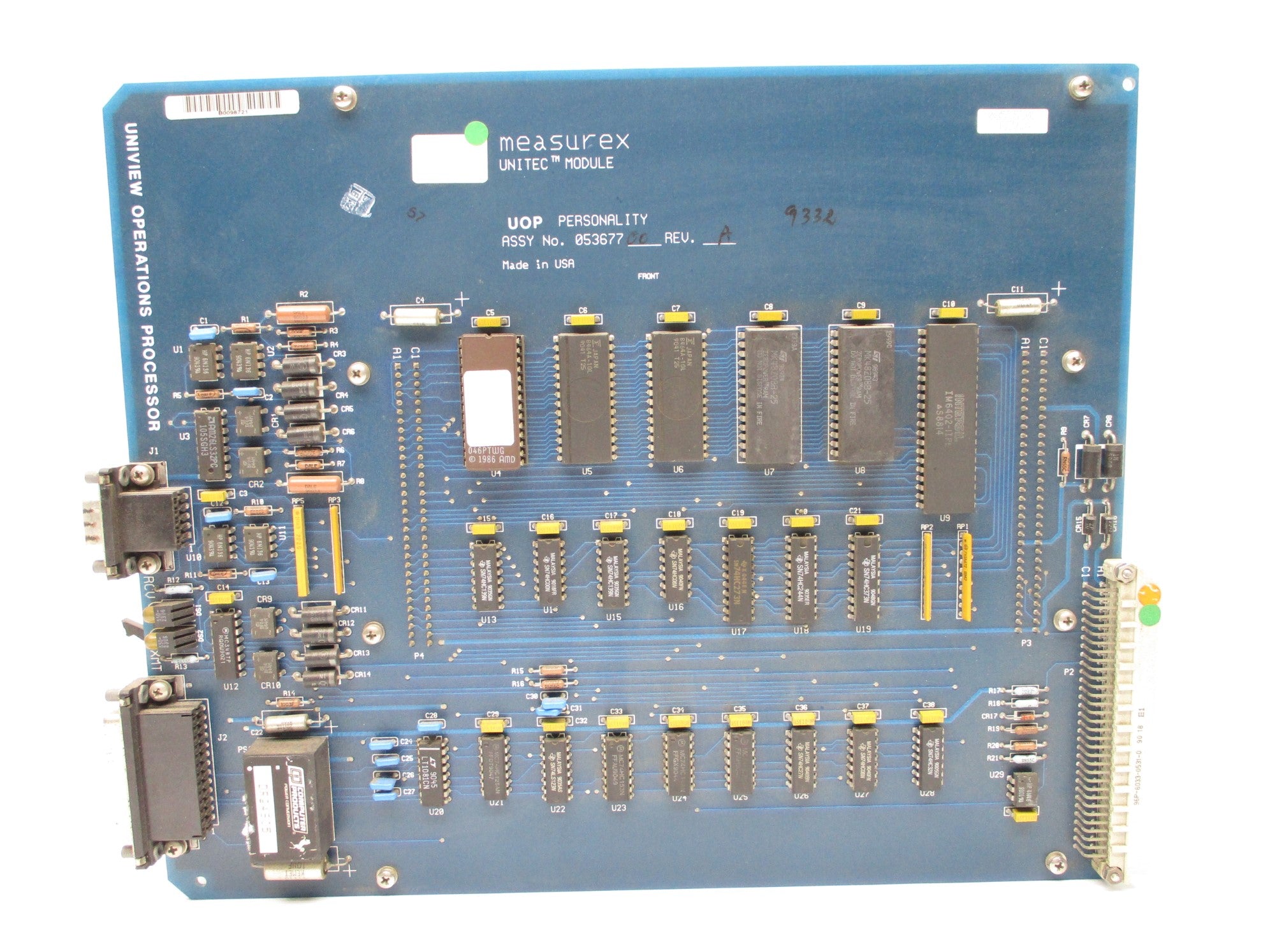 MEASUREX 05367700 REV. A NSNP