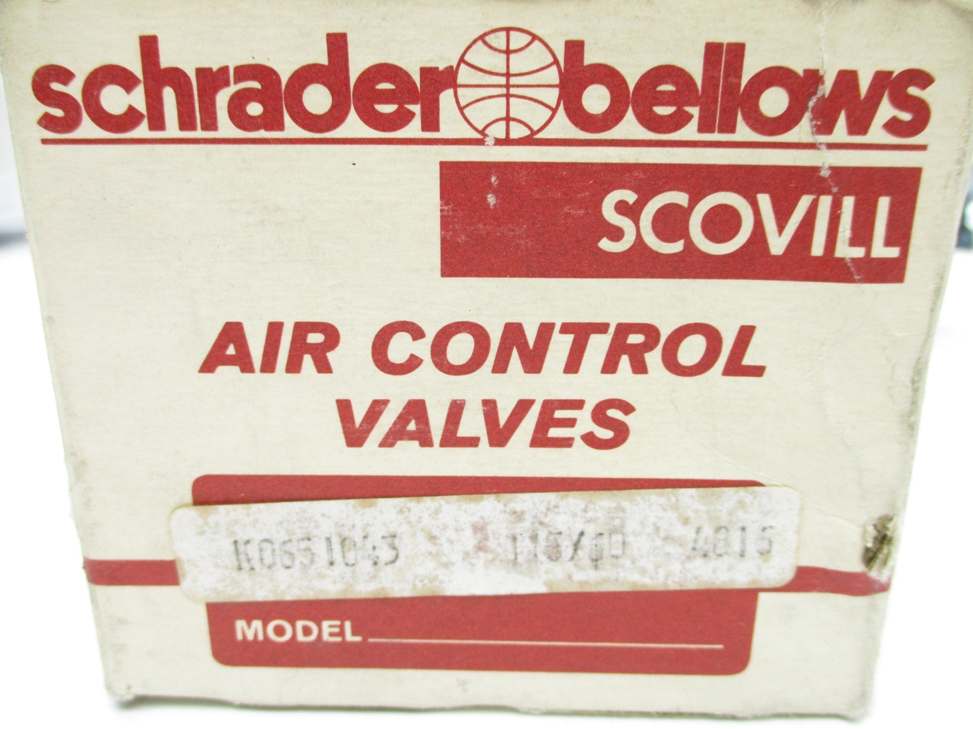 SCHRADER BELLOWS K0651043 120V NSMP