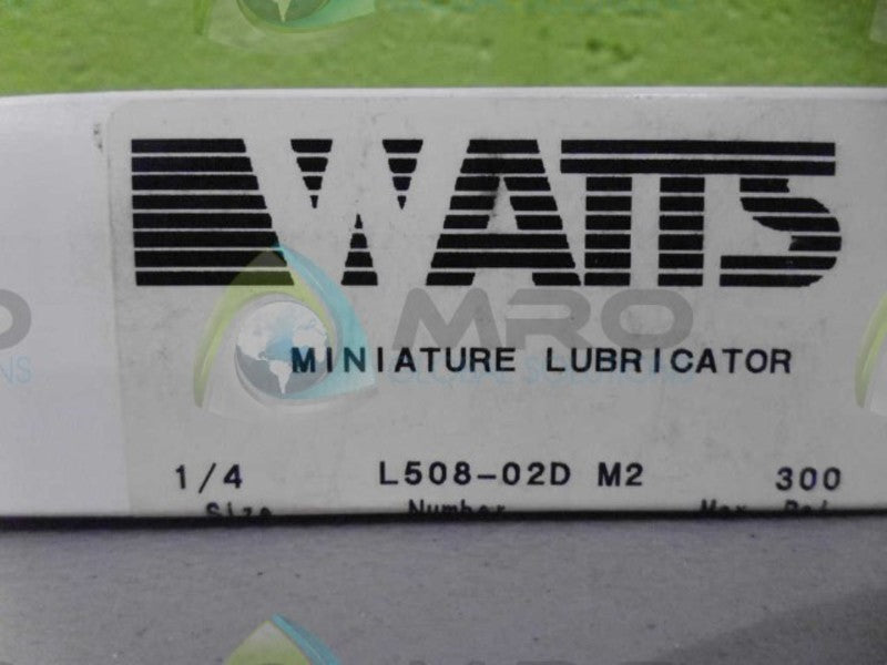 WATTS L508-02D M2 LUBRICATOR *NEW IN BOX*