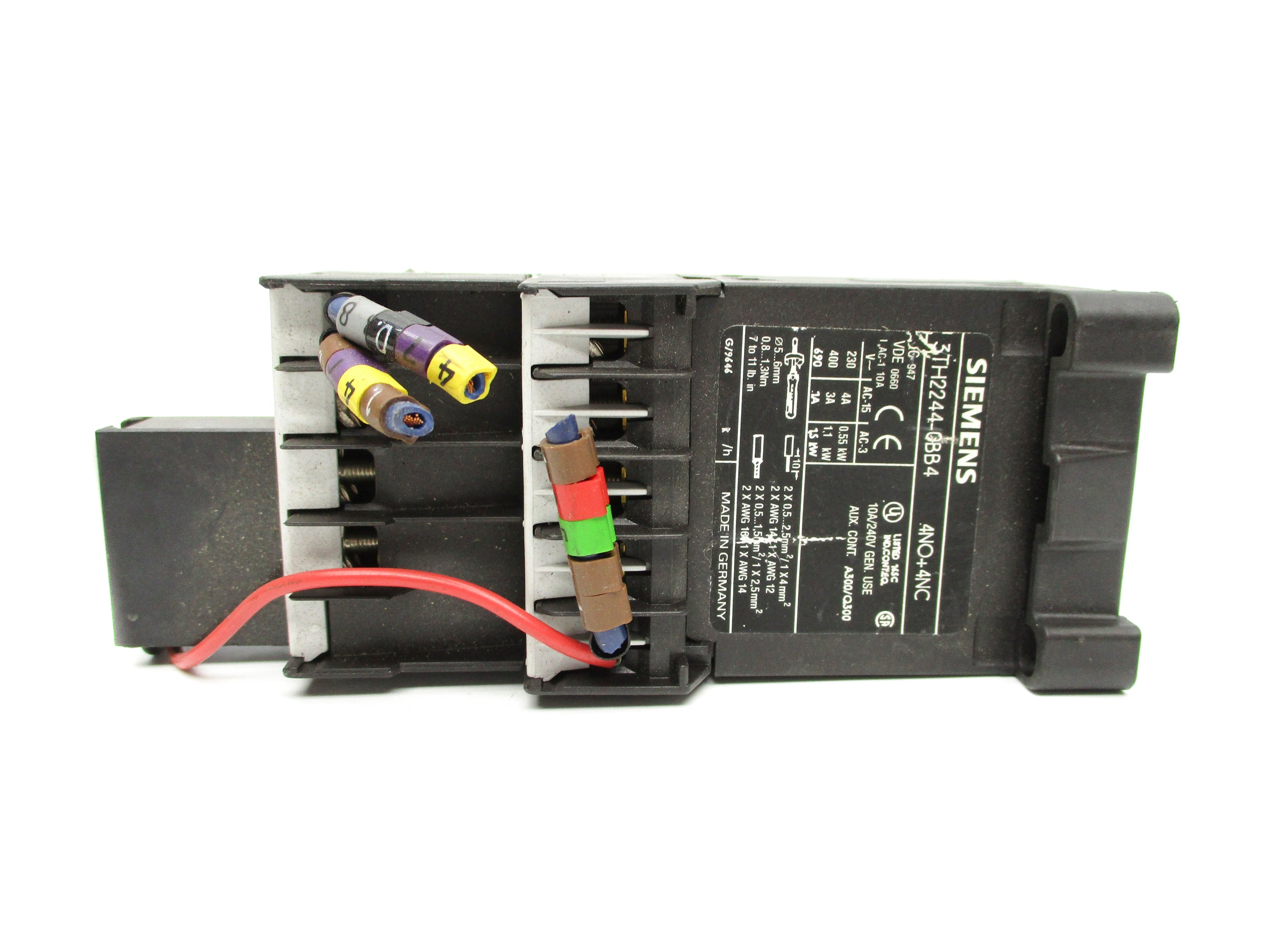 SIEMENS 3TH2244-0BB4 240V 10A UNMP