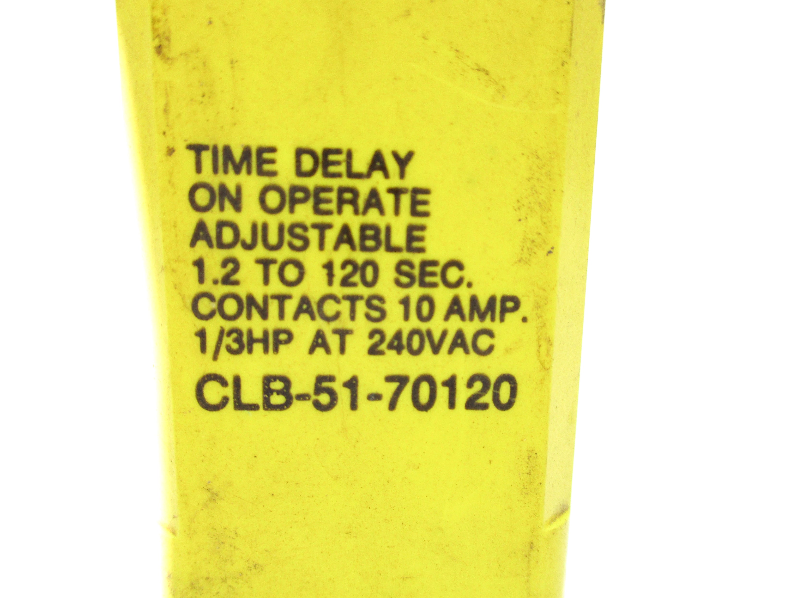 POTTER & BRUMFIELD CLB-51-70120 1.2-120SEC 240VAC UNMP