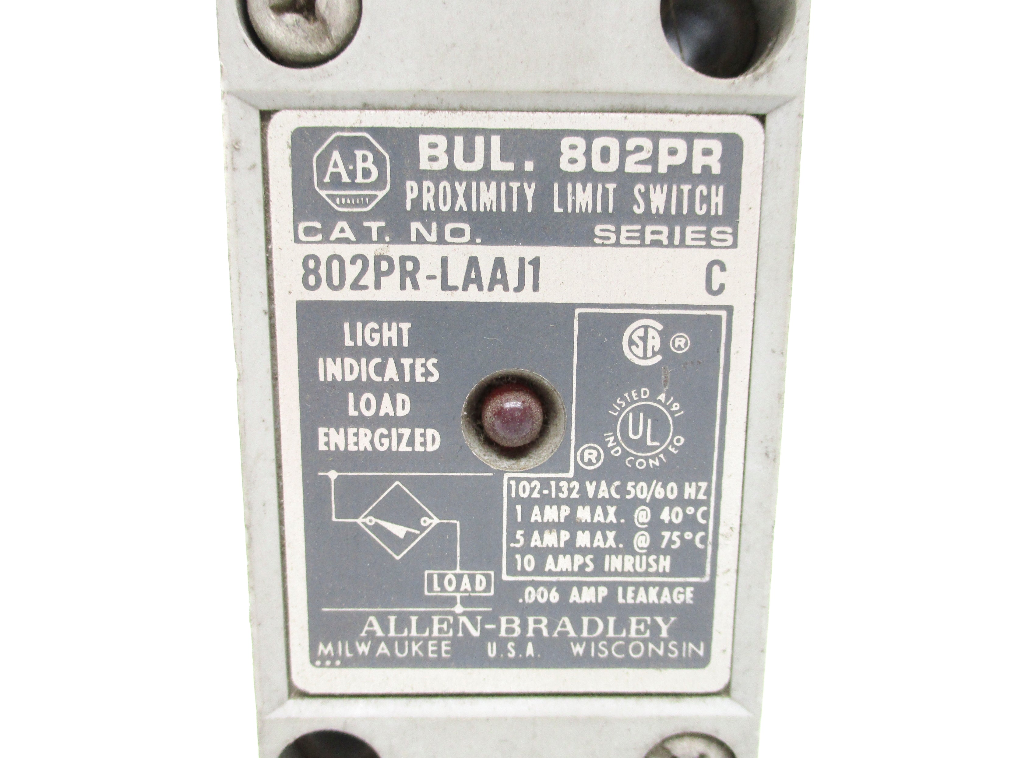INDUSTRIAL SPARE PART 802PR-LAAJ1 SER. C UNMP