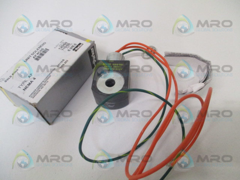 PARKER AF4C05 SOLENIOD VALVE COIL 120/110V *NEW IN BOX*