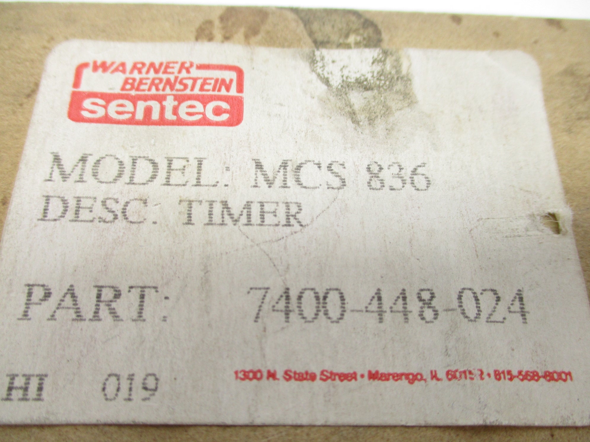SENTEC MCS-836 7400-448-024 NSMP