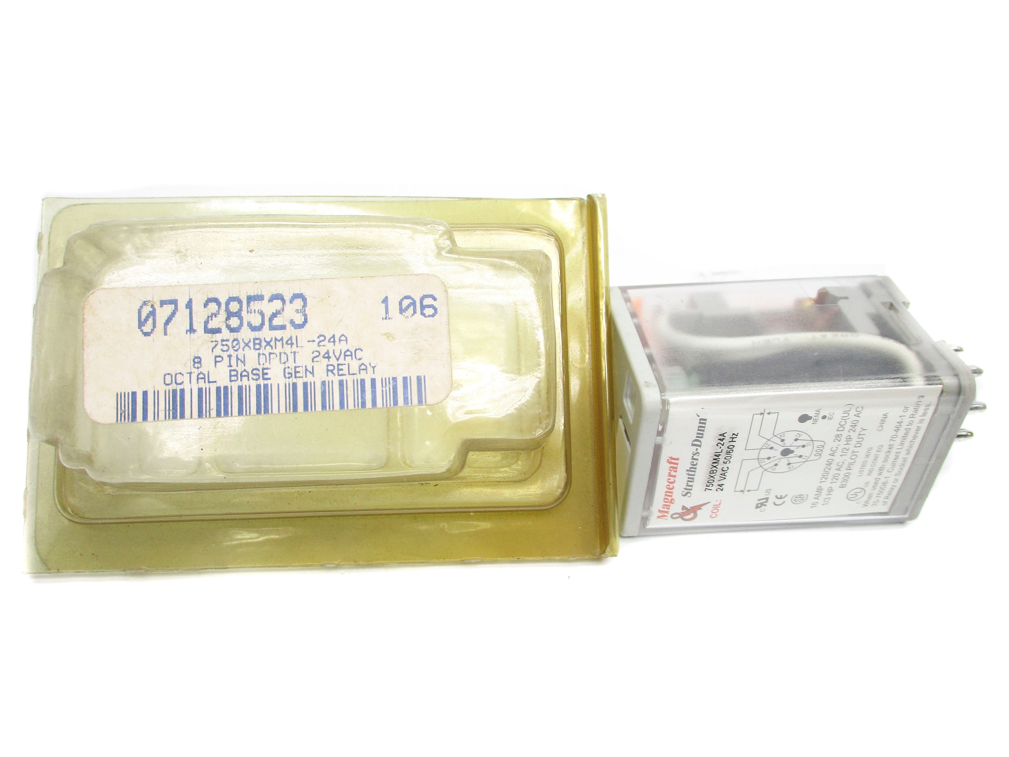 MAGNECRAFT 750XBXM4L-24A 16A 24VAC NSMP