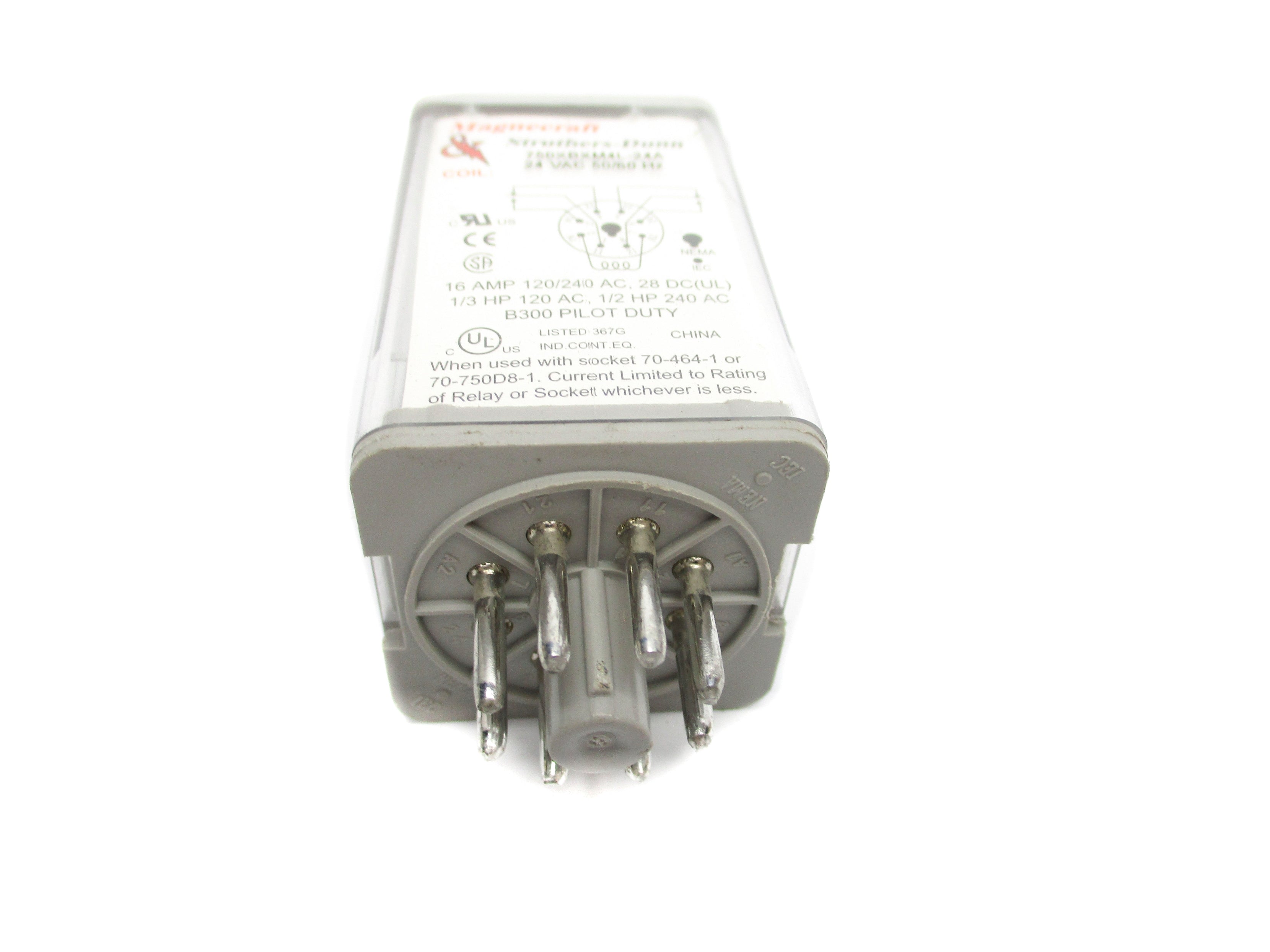 MAGNECRAFT 750XBXM4L-24A 16A 24VAC NSMP