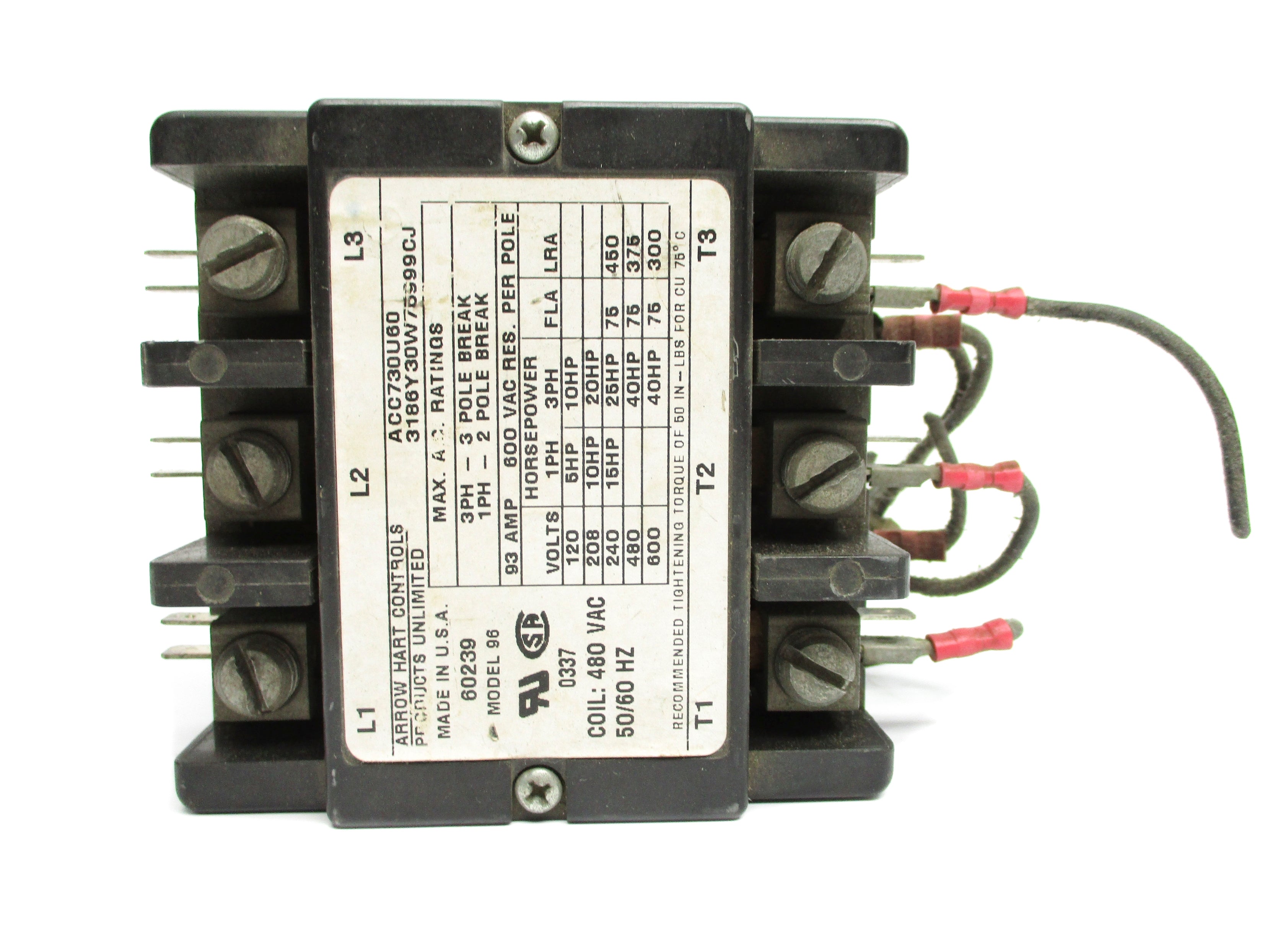 ARROWHART ACC730U60 480VAC UNMP