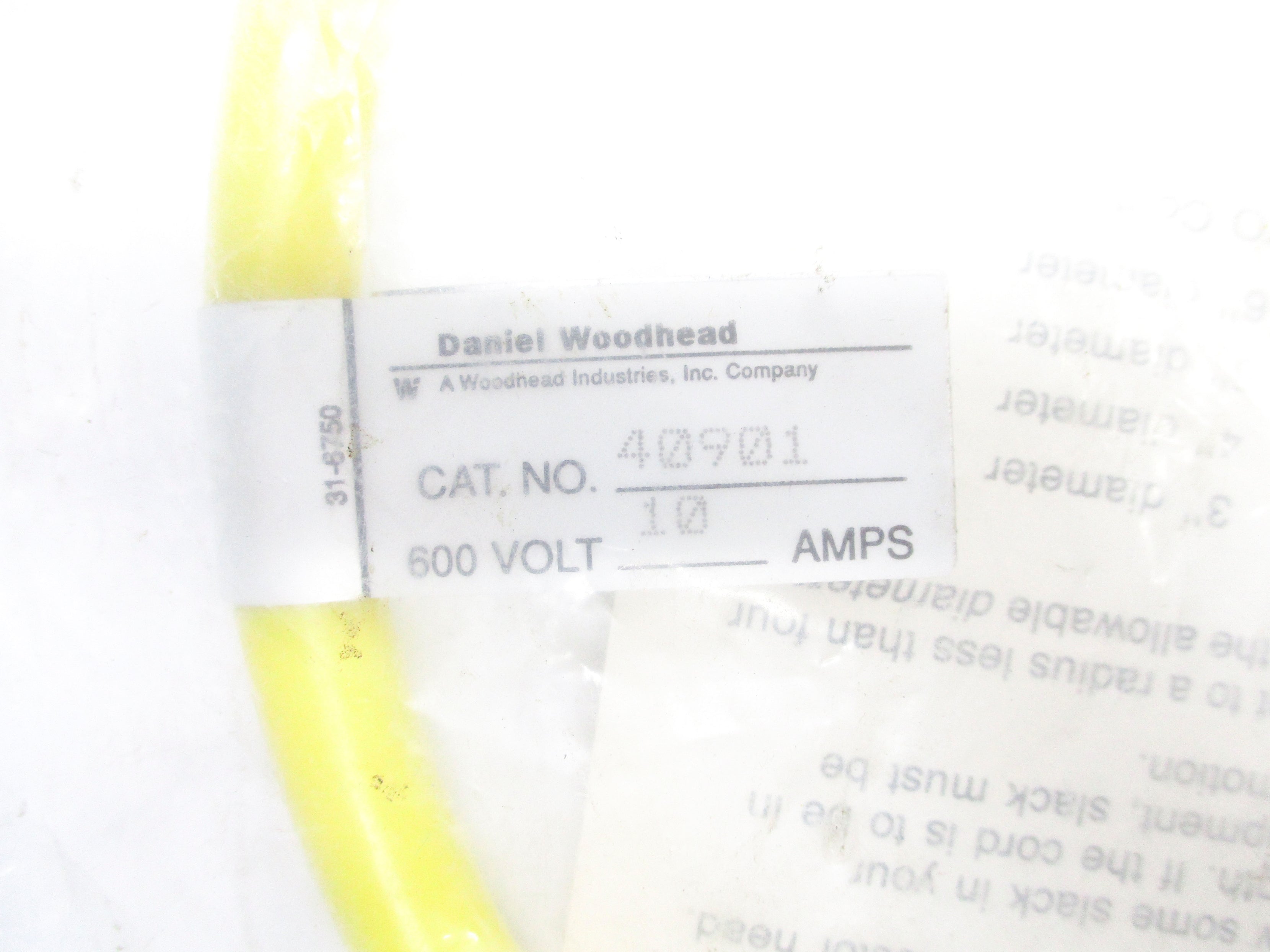 DANIEL WOODHEAD 40901 600V NSMP