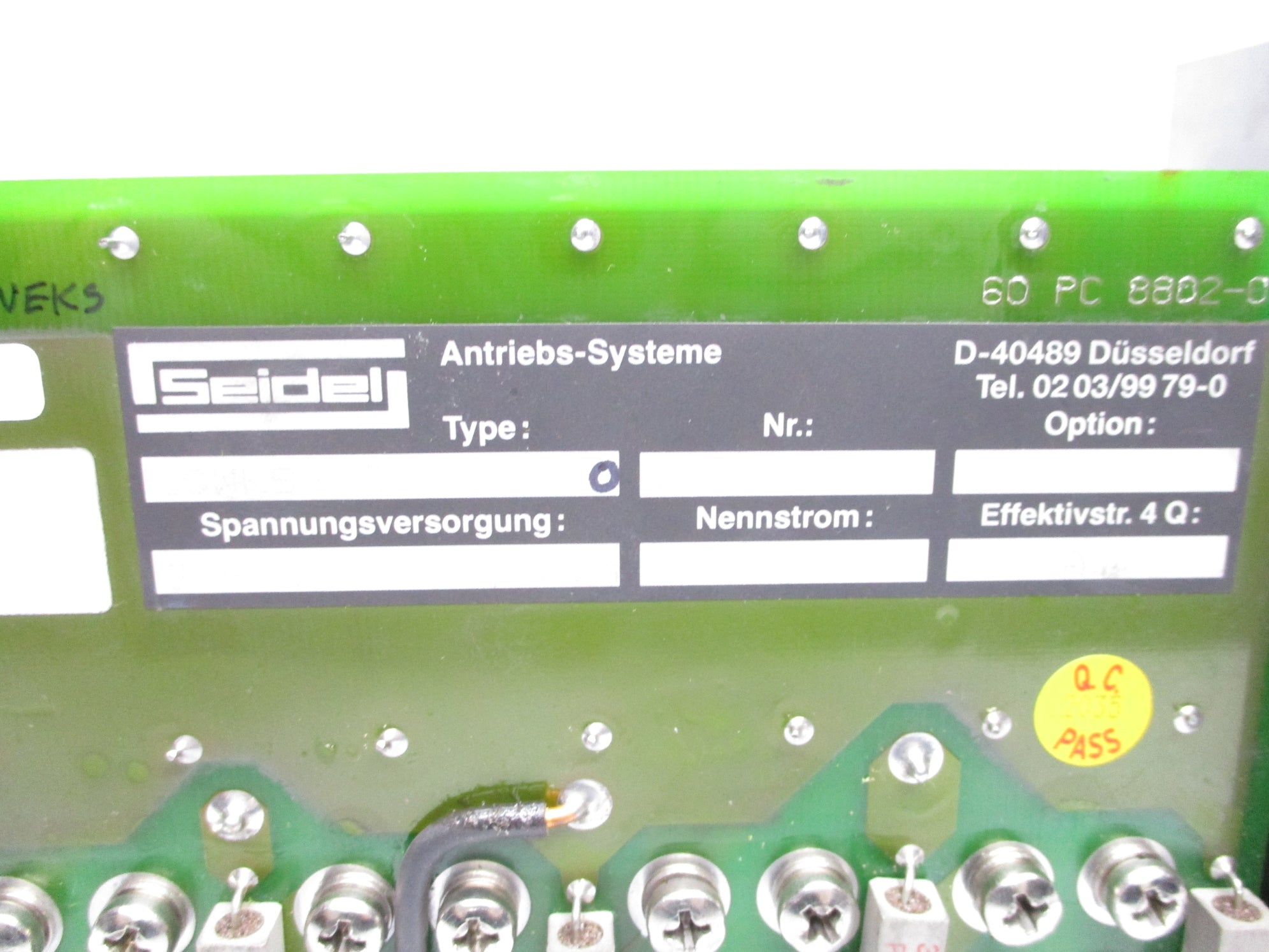 SEIDEL 60WKS-M240/06-PO UNMP