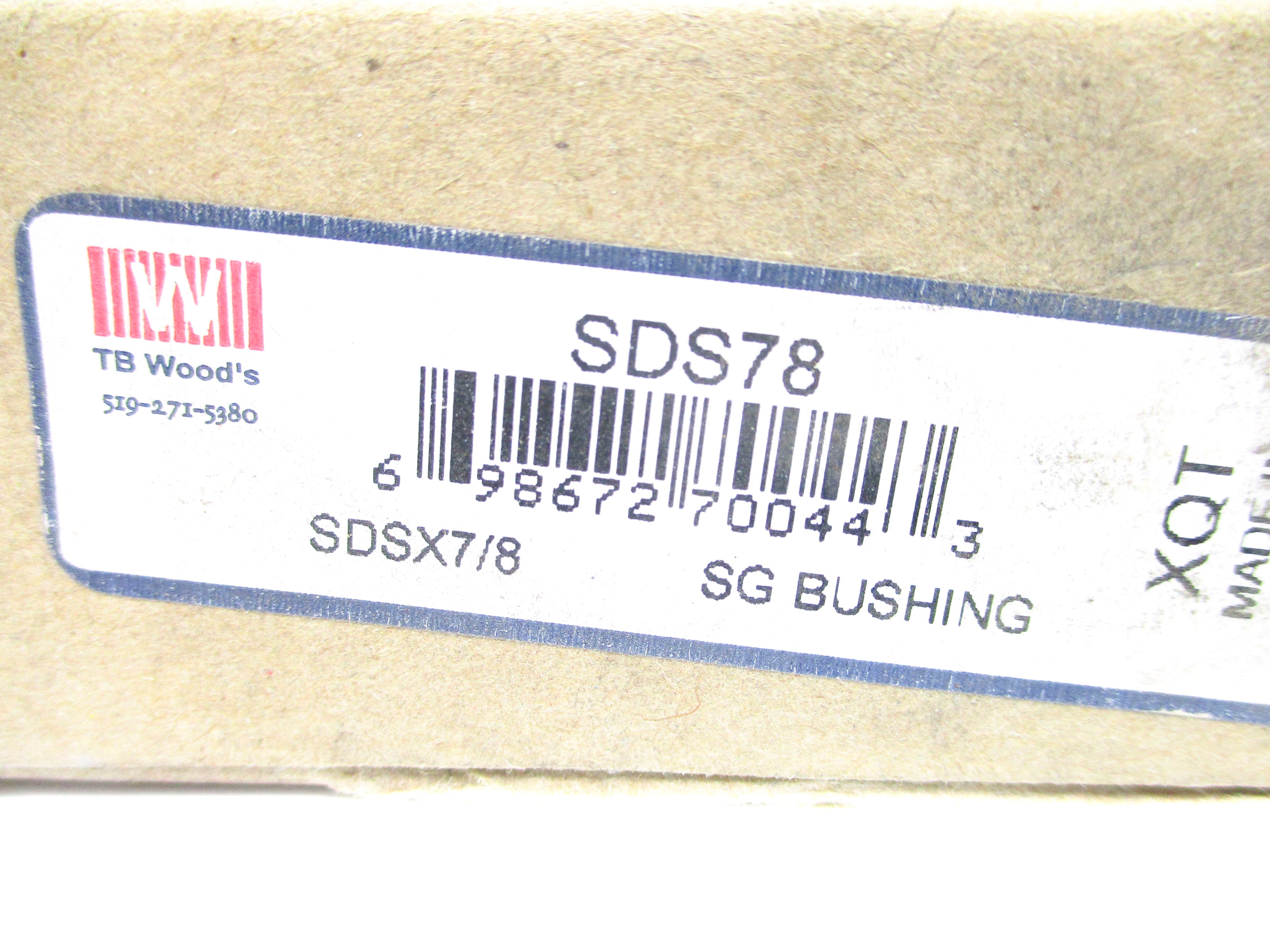 TB WOODS SDSX7/8 NSMP