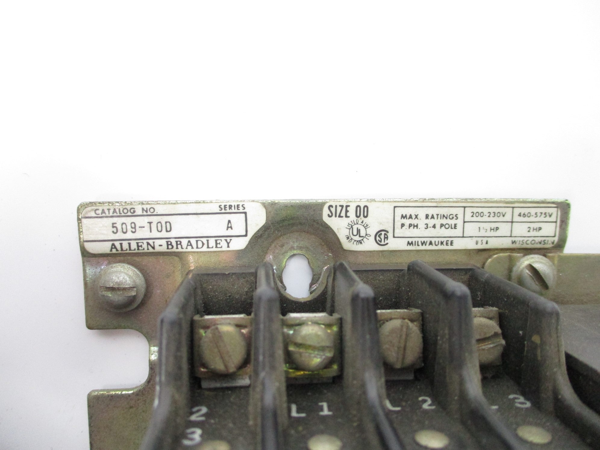 ALLEN BRADLEY 509-TOD SER. A UNMP