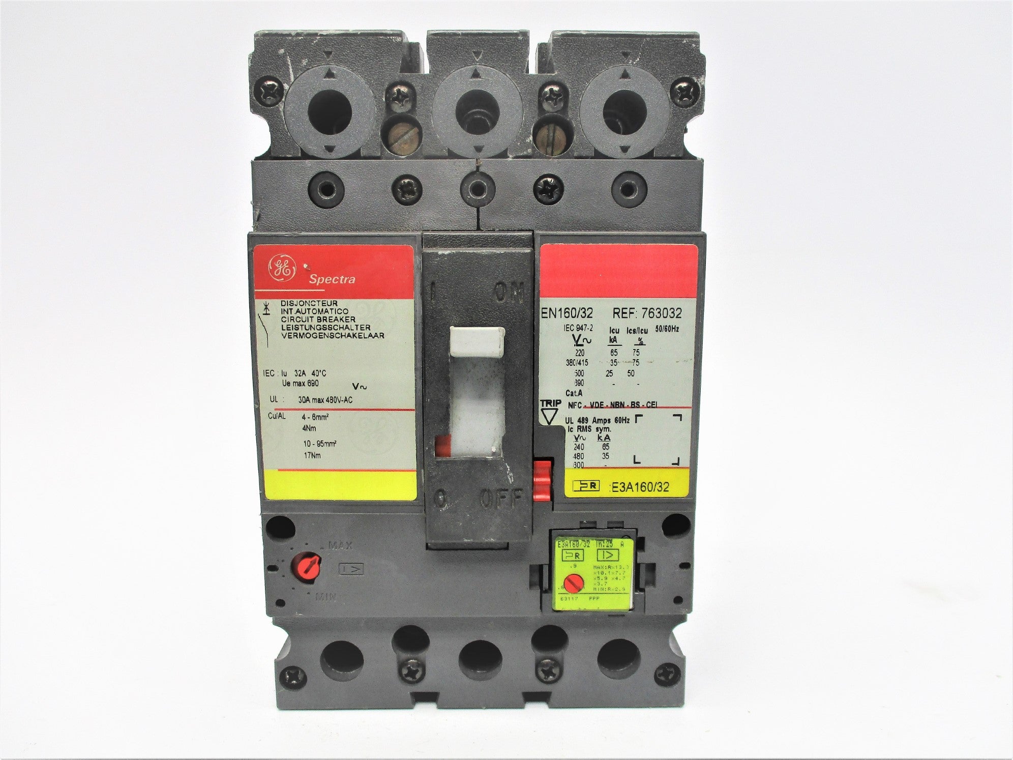 GENERAL ELECTRIC EN160/32 763032 690V 32A UNMP