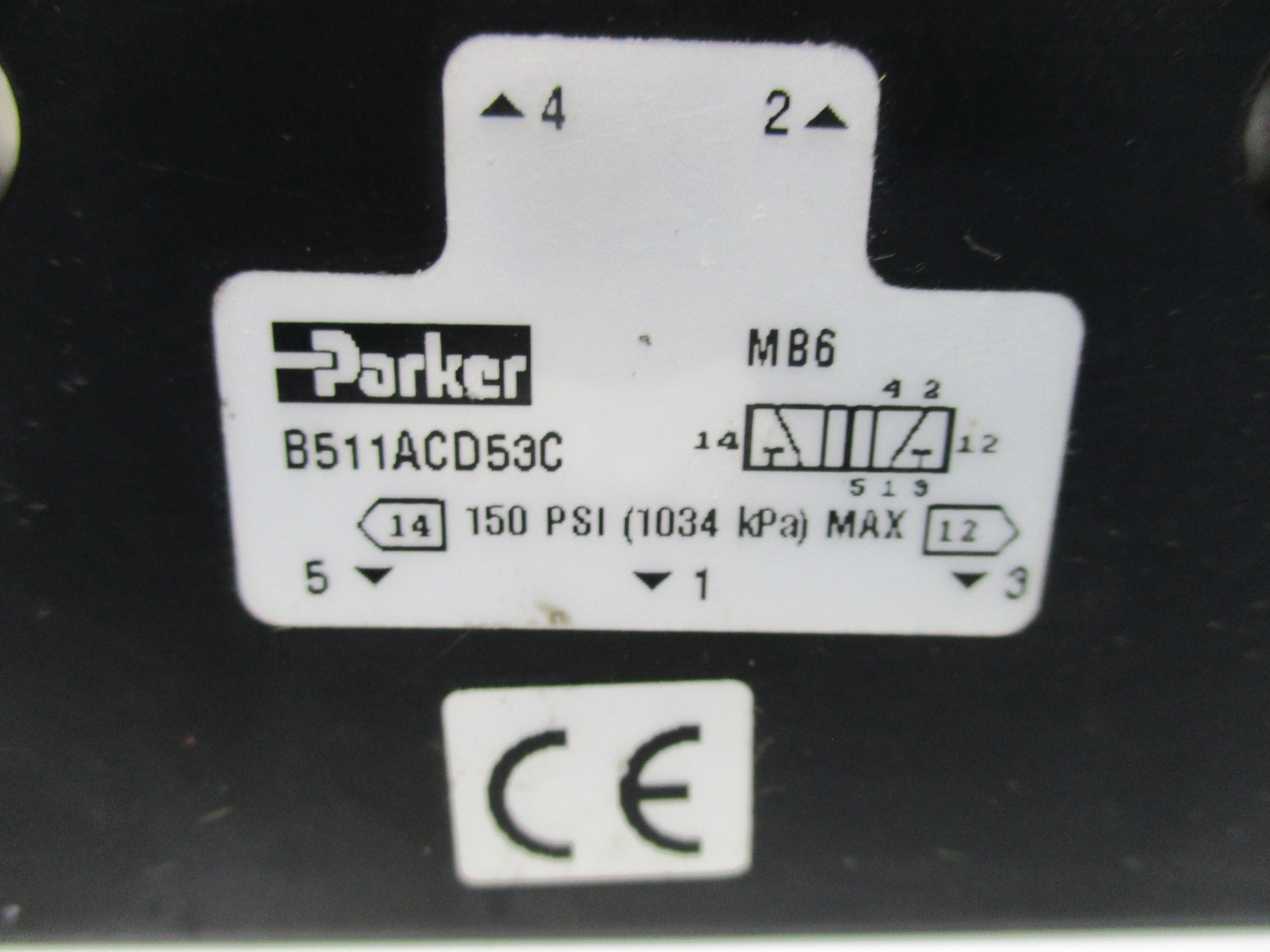 PARKER B511ACD53C 120V 150PSI UNMP
