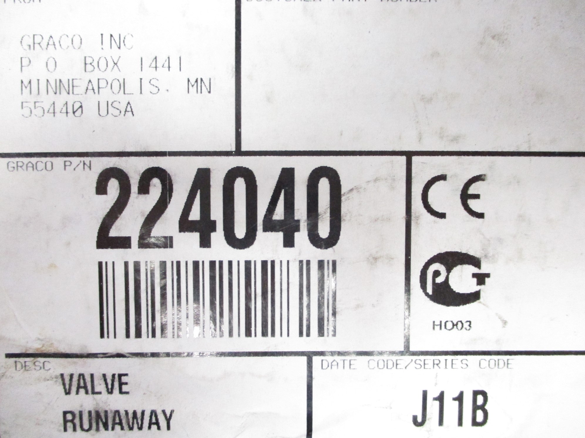 GRACO 224040 120PSI NSMP