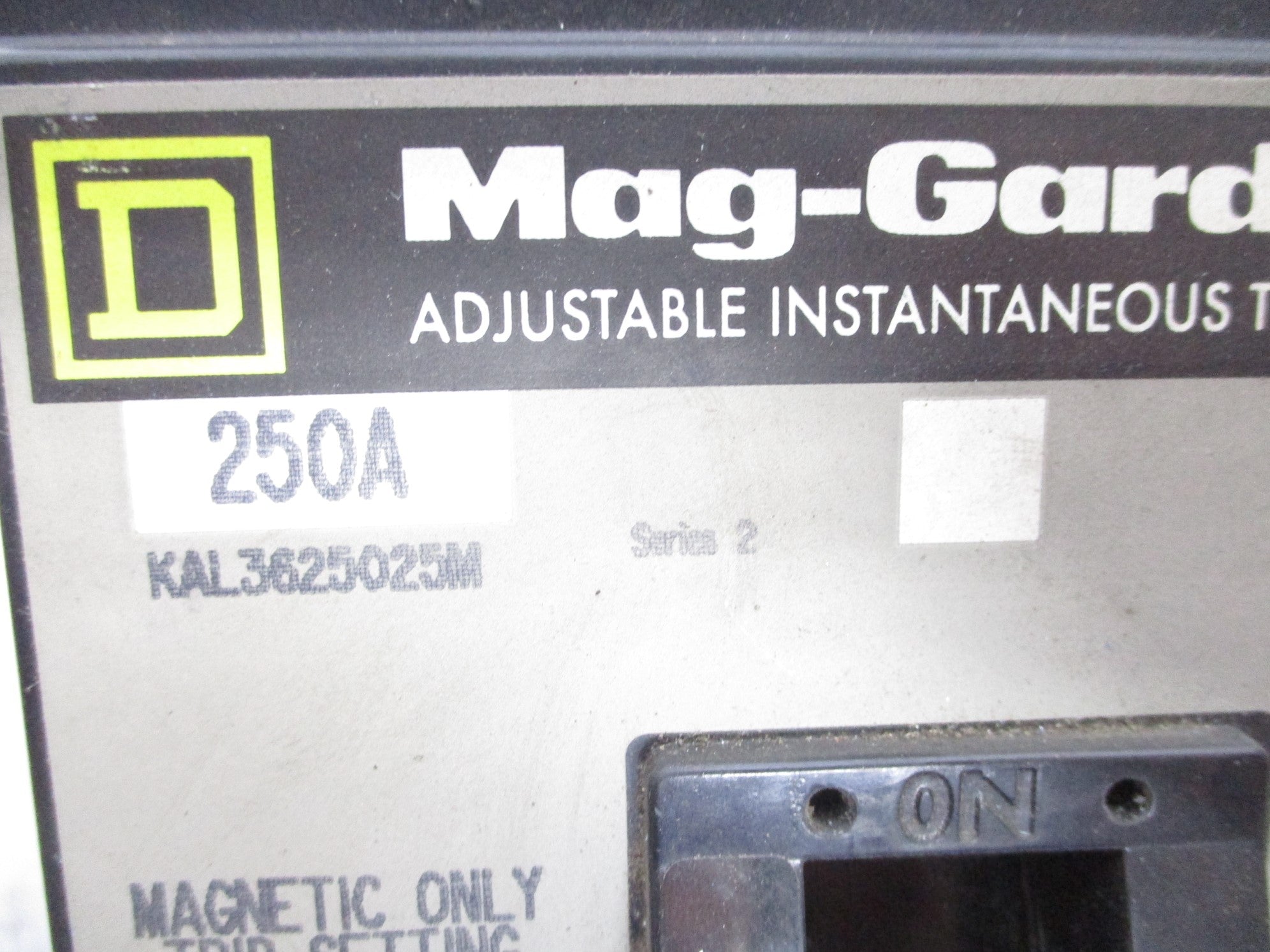 SQUARE D KAL3625025M SER. 2 250A 600VAC UNMP