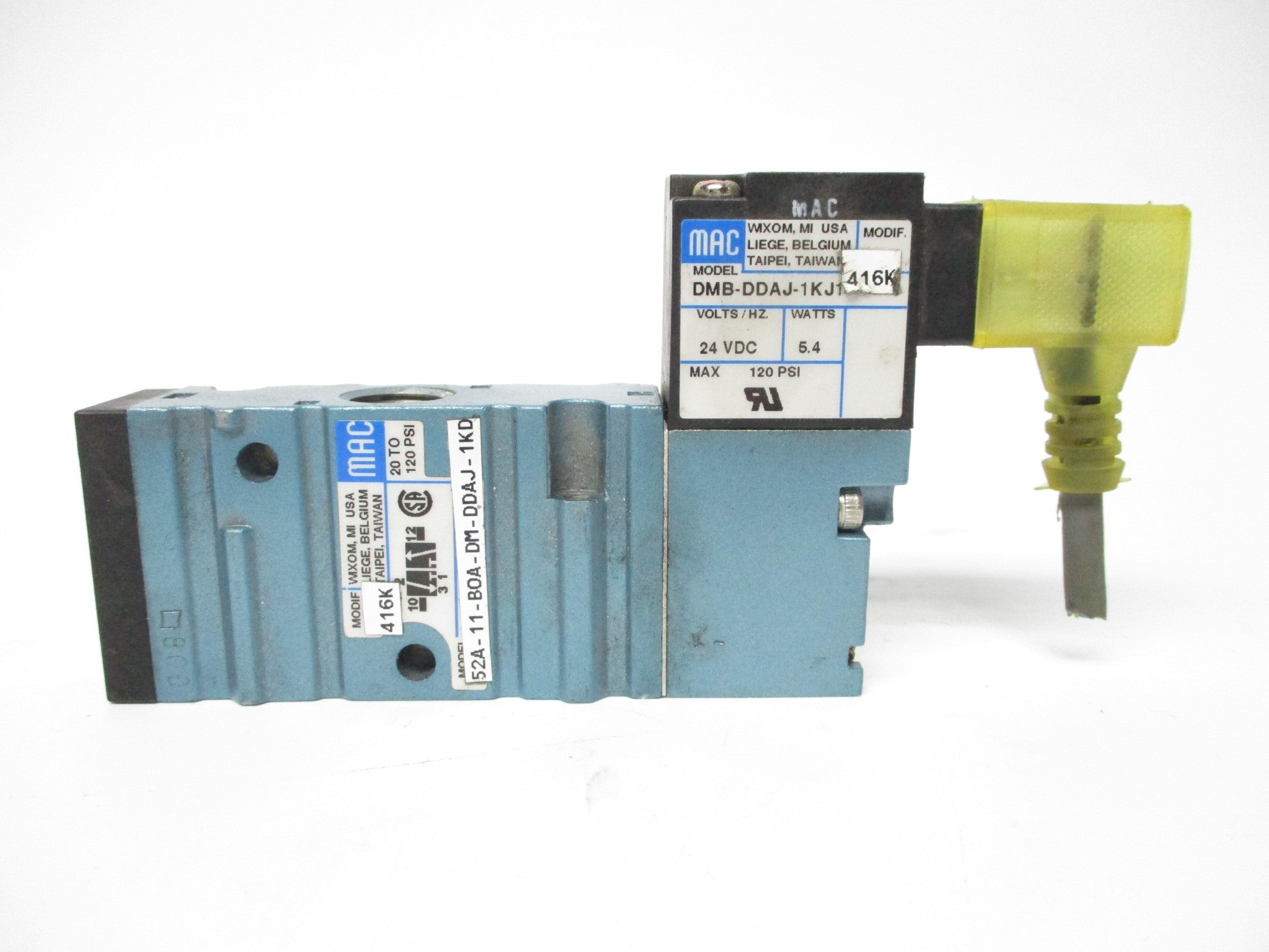 MAC 52A-11-BOA-DM-DDAJ-1KD 24VDC UNMP