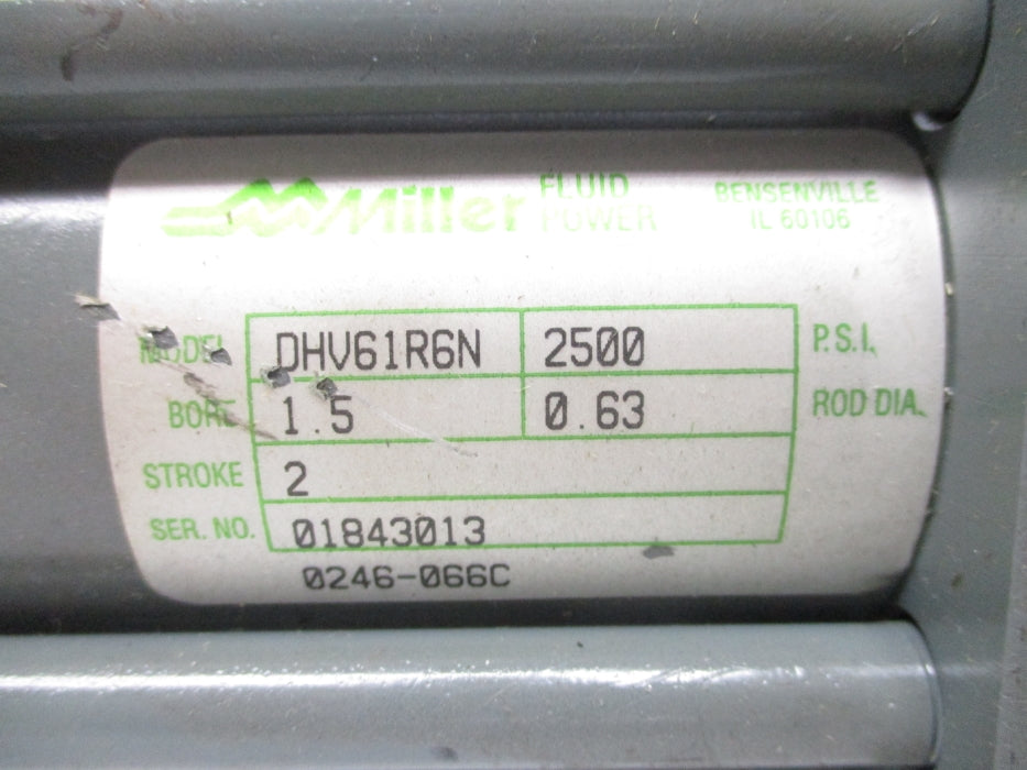 MILLER DHV61R6N 2500PSI NSNP