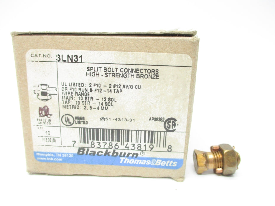 THOMAS & BETTS 3LN31 (PKG OF 10) NSMP