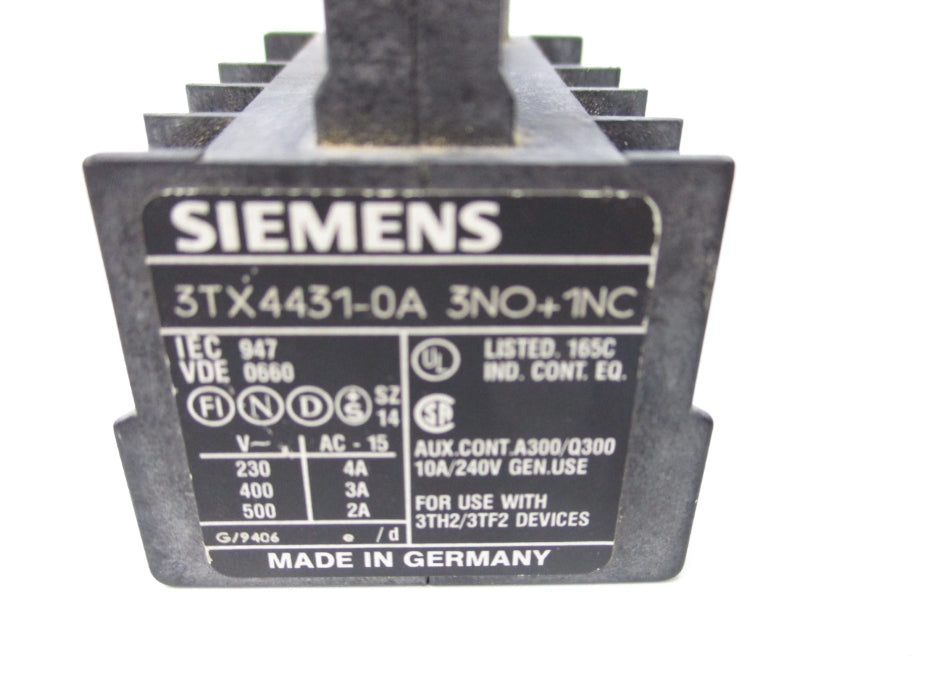 SIEMENS 3TX4431-0A UNMP