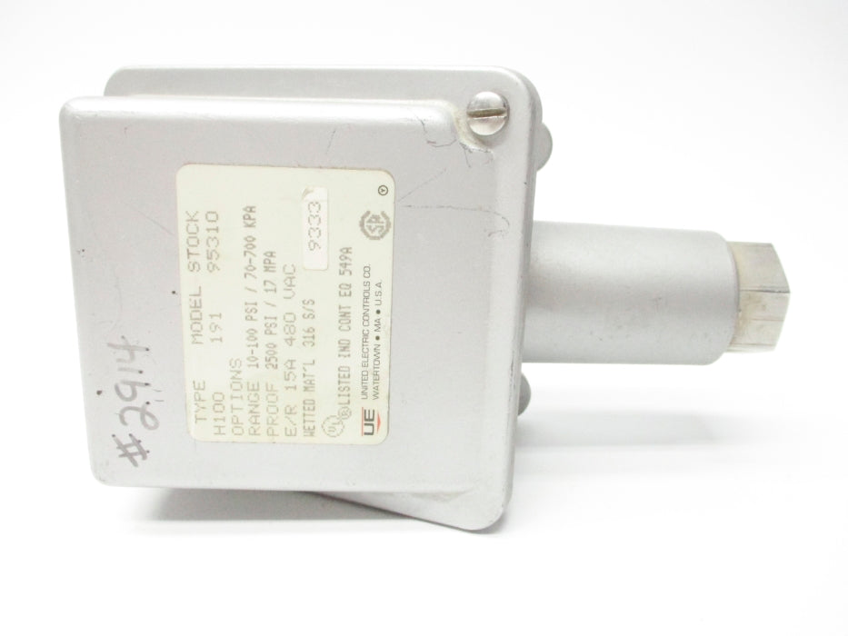 UNITED ELECTRIC H100191 100PSI NSNP