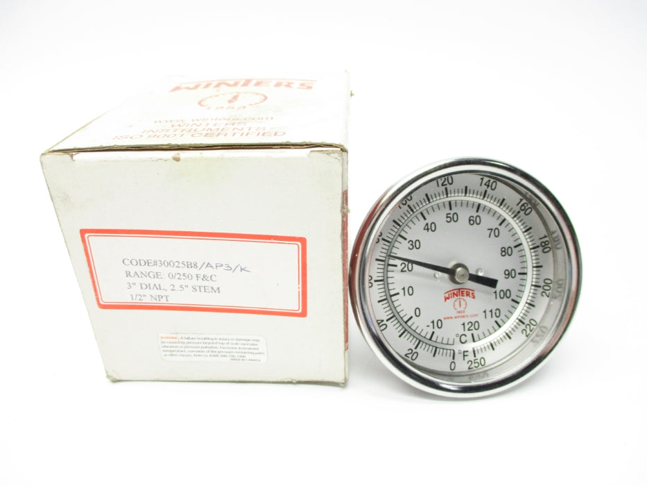 WINTERS 30025B8/AP3/K 0-250F NSMP