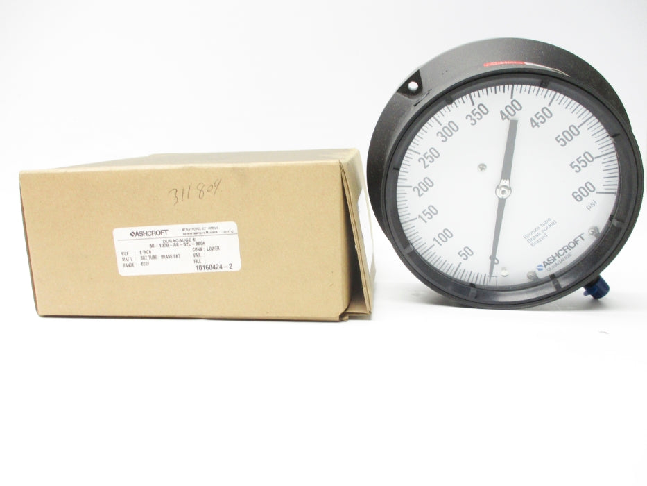 ASHCROFT 60-1379-AS-02L-600# 0-600PSI NSMP