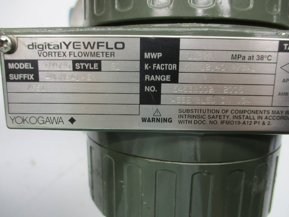YOKOGAWA DY080-S1-NBNBA1-2N/FS1 5453B002 NSNP