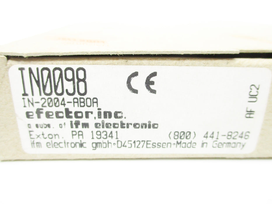 IFM EFECTOR IN-2004-ABOA IN0098 20-250VAC/DC NSMP