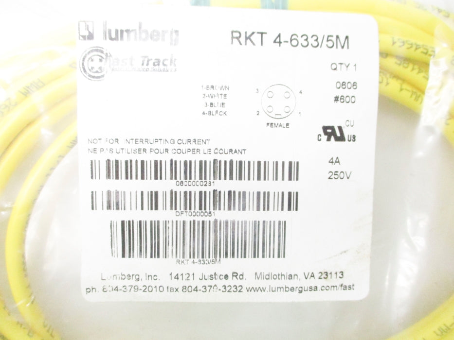 LUMBERG RKT4-633/5M NSMP