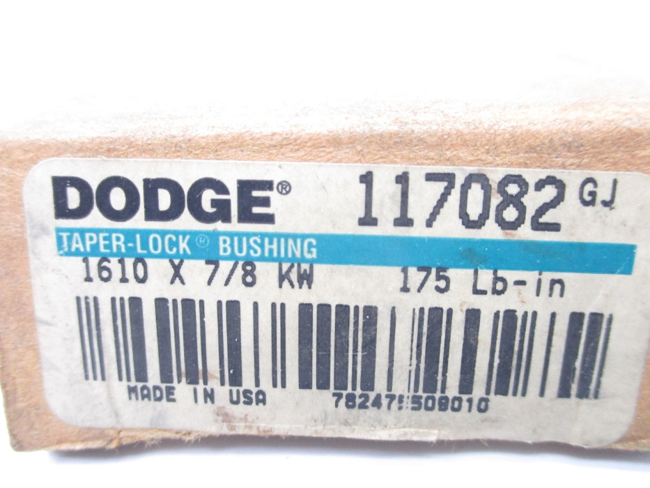 DODGE 117082 1610X7/8KW NSMP
