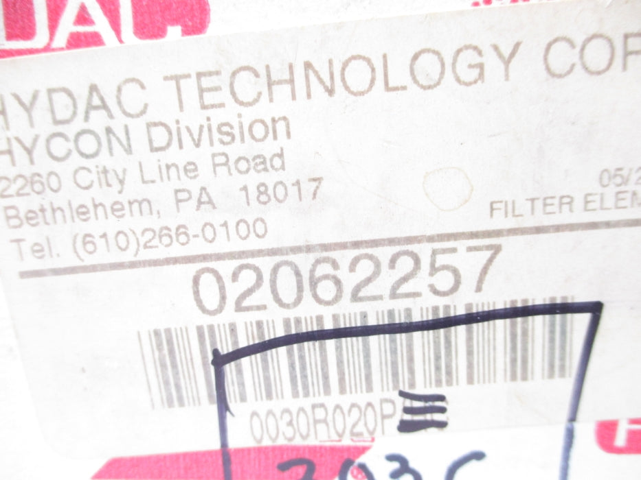 HYDAC 0030R020P/HC 02062257 NSMP