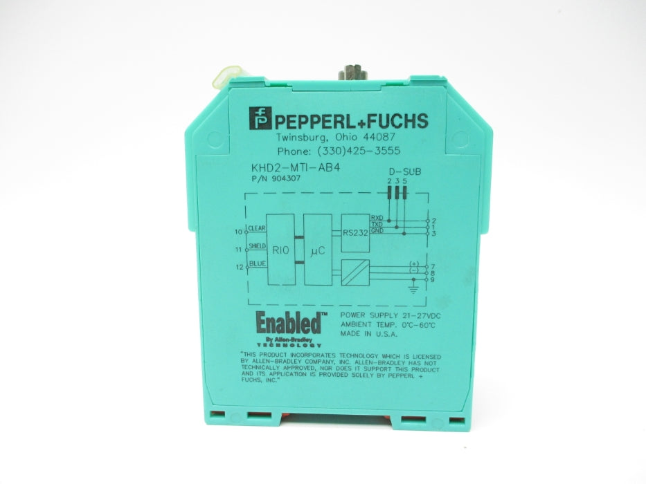 PEPPERL+FUCHS KHD2-MTI-AB4 904307 NSNP