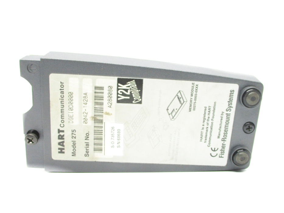 FISHER ROSEMOUNT 275D9EI0D0000 UNMP