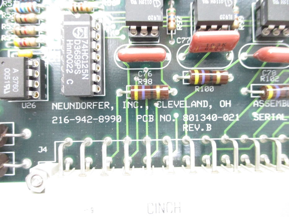 NEUNDORFER 801340-021 REV. B UNMP