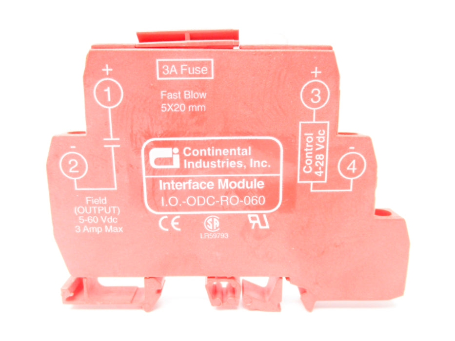 CONTINENTAL INDUSTRIES I.O-ODC-RO-060 NSNP