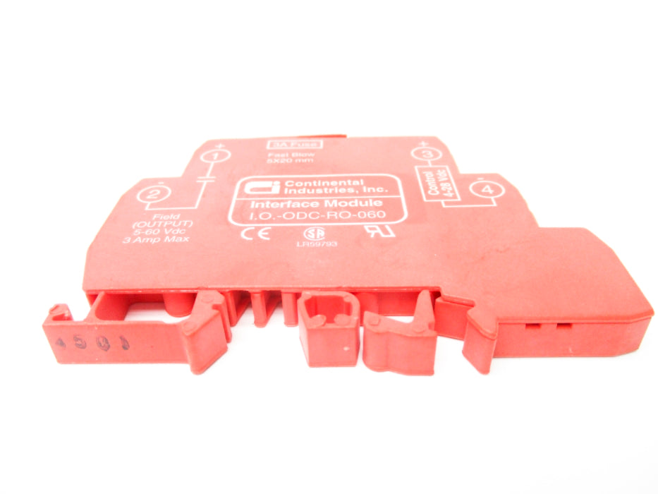 CONTINENTAL INDUSTRIES I.O-ODC-RO-060 NSNP