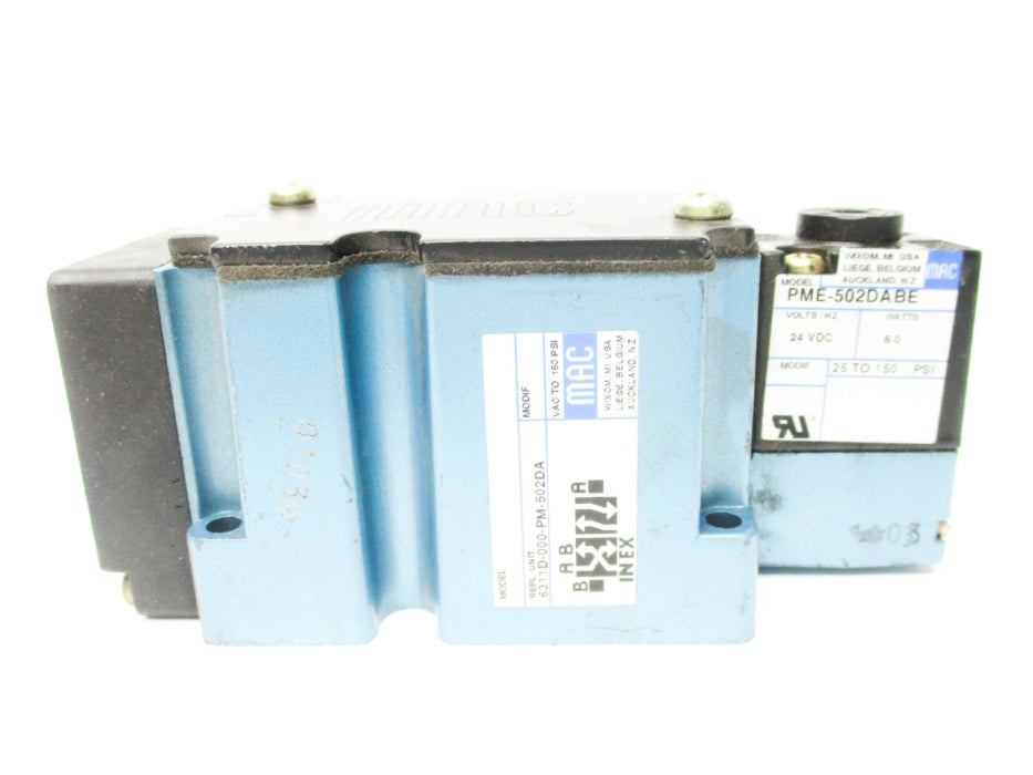 MAC 6311D-000-PM-502DA 24VDC 150PSI NSNP