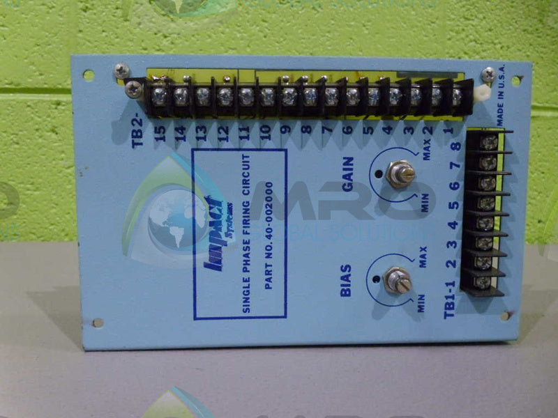 IMPACT 40-002000 FIRING CIRCUIT SINGLE PHASE *USED*