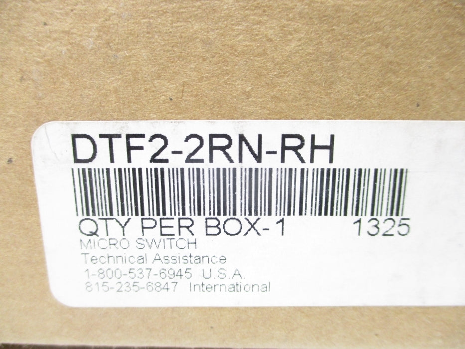 MICRO SWITCH DTF2-2RN-RH NSMP